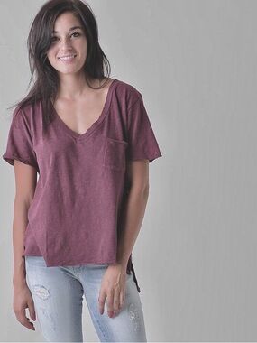 🌟3/$15 We The Free Free People Raw Edge T-Shirt